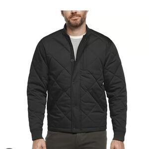 NWT Banana Republic Men’s Quilted Bomber Jacket, Black